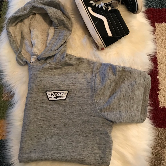 vans short sleeve hoodie